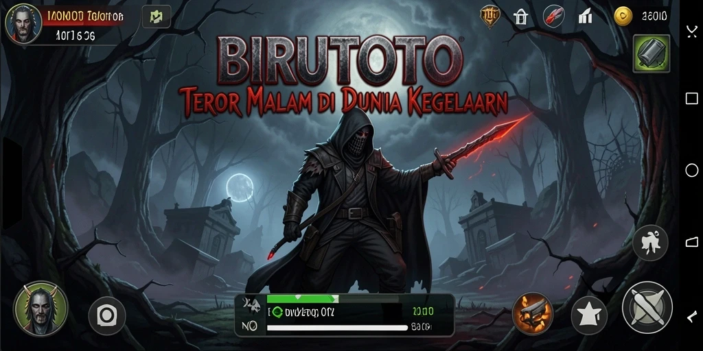 Screeshot menampilkan gameplay menegangkan BIRUTOTO.