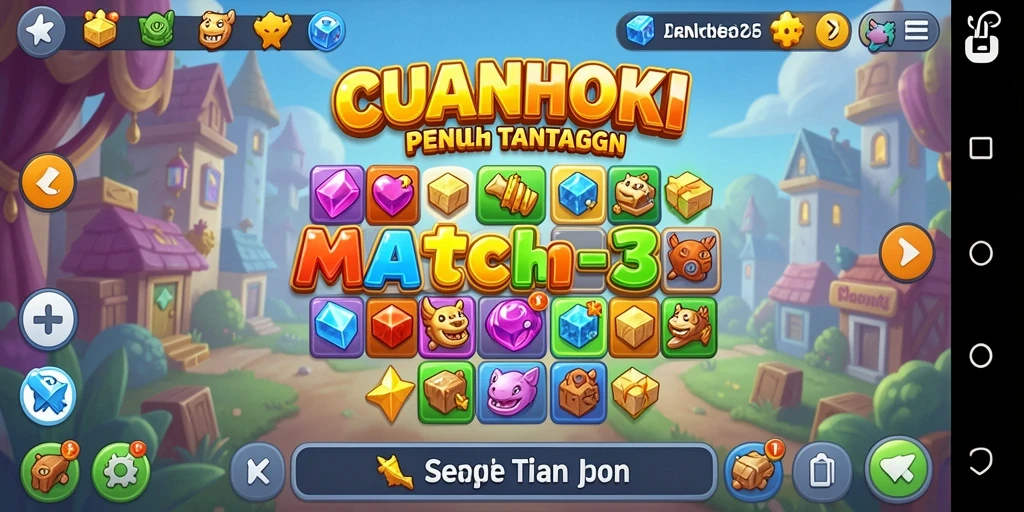 Screenshot CUANHOKI menampilkan gameplay seru dan penuh warna.