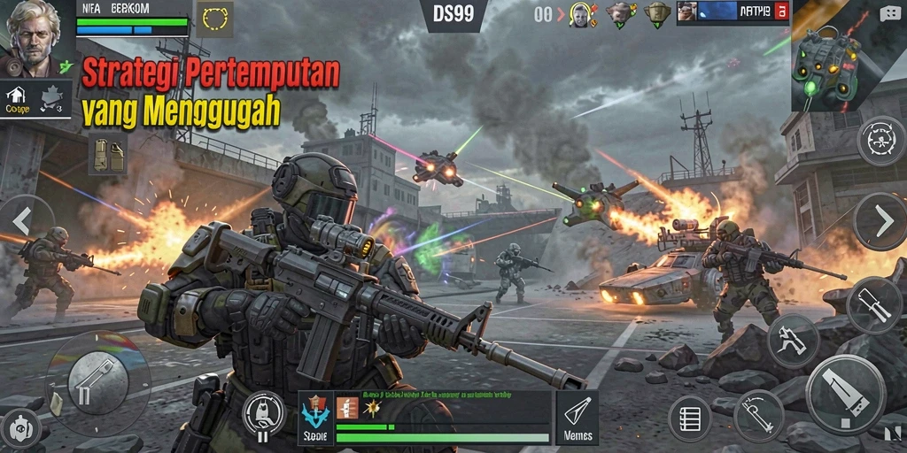 Gameplay seru dan strategi mendalam dalam DS99.