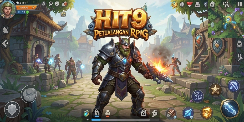 Tampilan aksi pertarungan epik di HIT9 yang memukau.