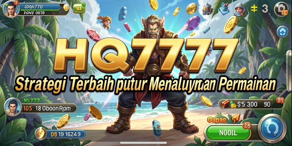 Tampilan gameplay strategi di HQ777 yang menarik dan interaktif.