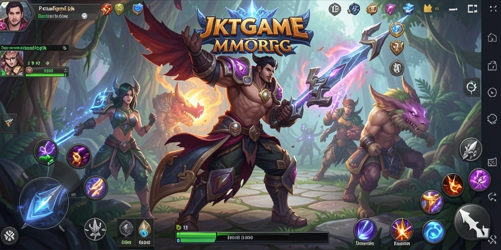 Gameplay menarik dalam dunia fantasi yang luas.