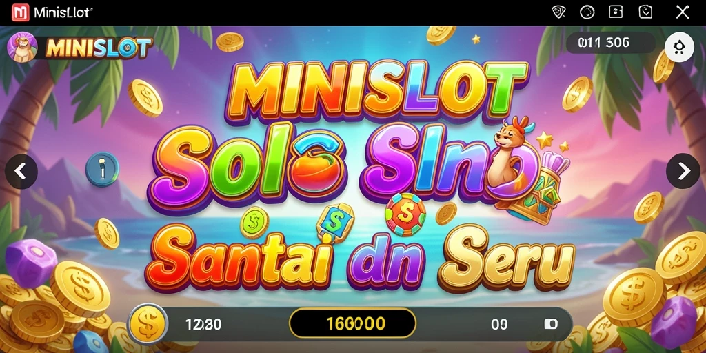 Screenshot gameplay MINISLOT yang menampilkan keseruan permainan slot.