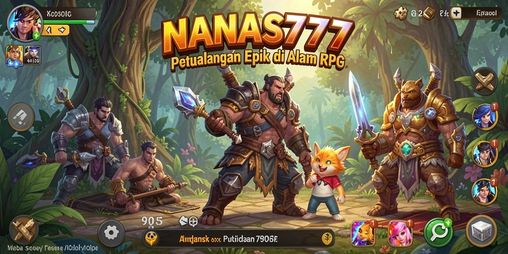 Tampilan gameplay NANAS777 yang menakjubkan dengan pertarungan seru.