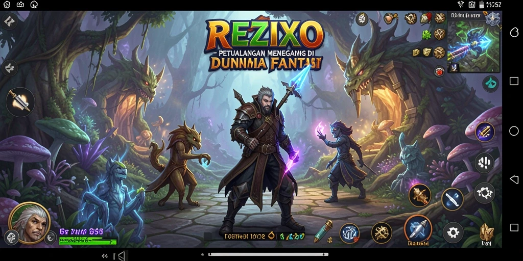 Menampilkan gameplay seru dan petualangan menarik di REZIXO.