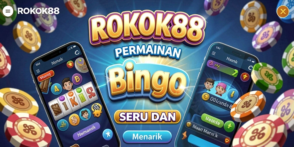 Tampilan gameplay Bingo yang seru dan menarik di ROKOK88.