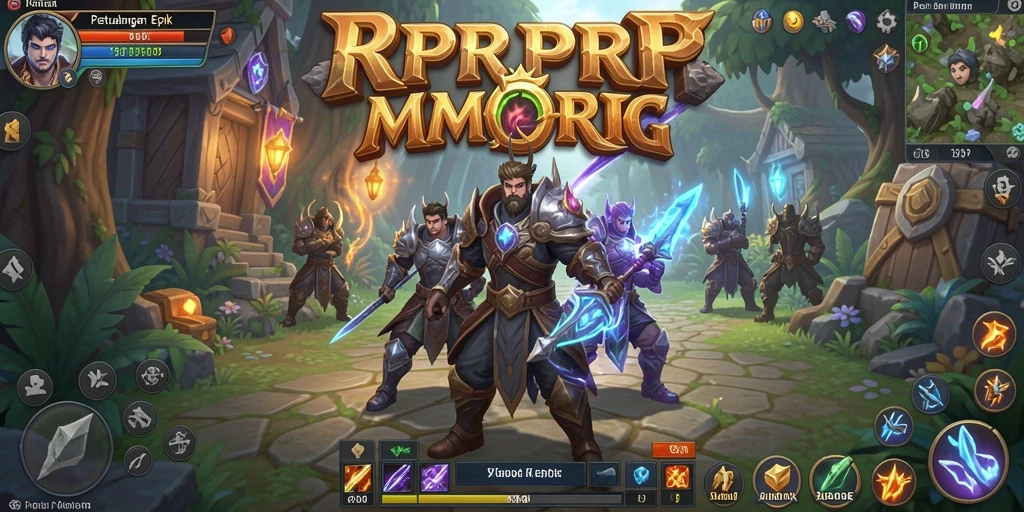 Tampilan gameplay RPRPRP yang menawan dan penuh aksi.