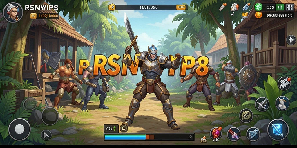 Tampilan gameplay RSNVIP8 dengan karakter dan lingkungan yang realistis.