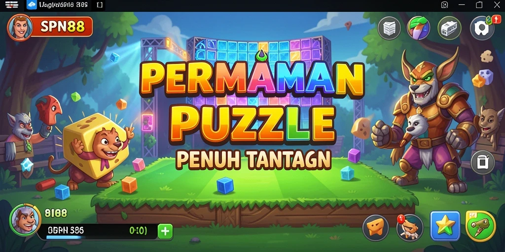 Tampilan gameplay SPN88 dengan level-level yang menantang.