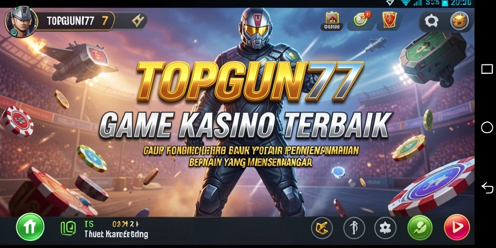 Gameplay menarik dan menegangkan di <strong>TOPGUN77</strong> dengan berbagai pilihan permainan kasino.